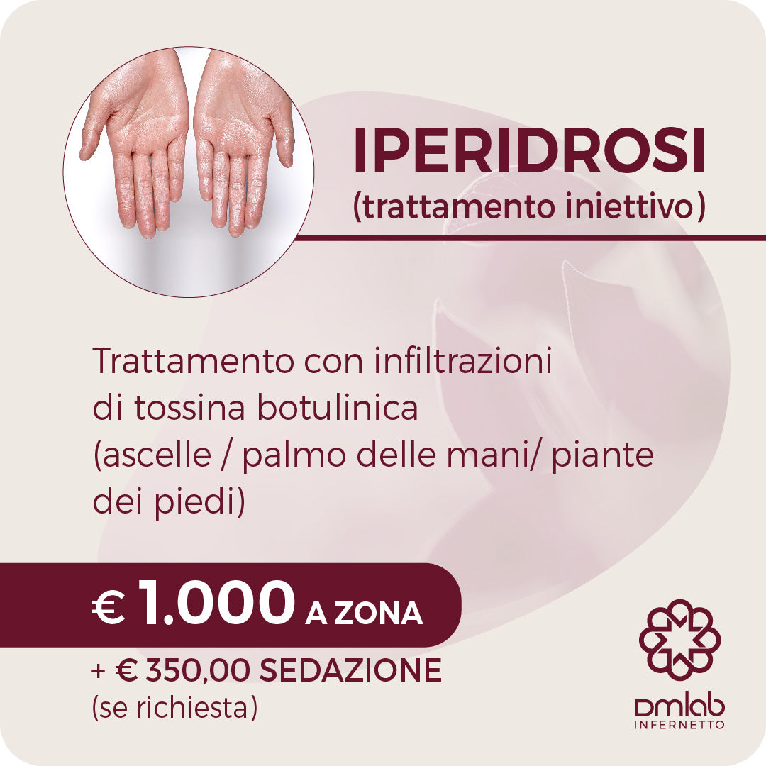 Trattamente IPERIDROSI con Tossina Botulinica