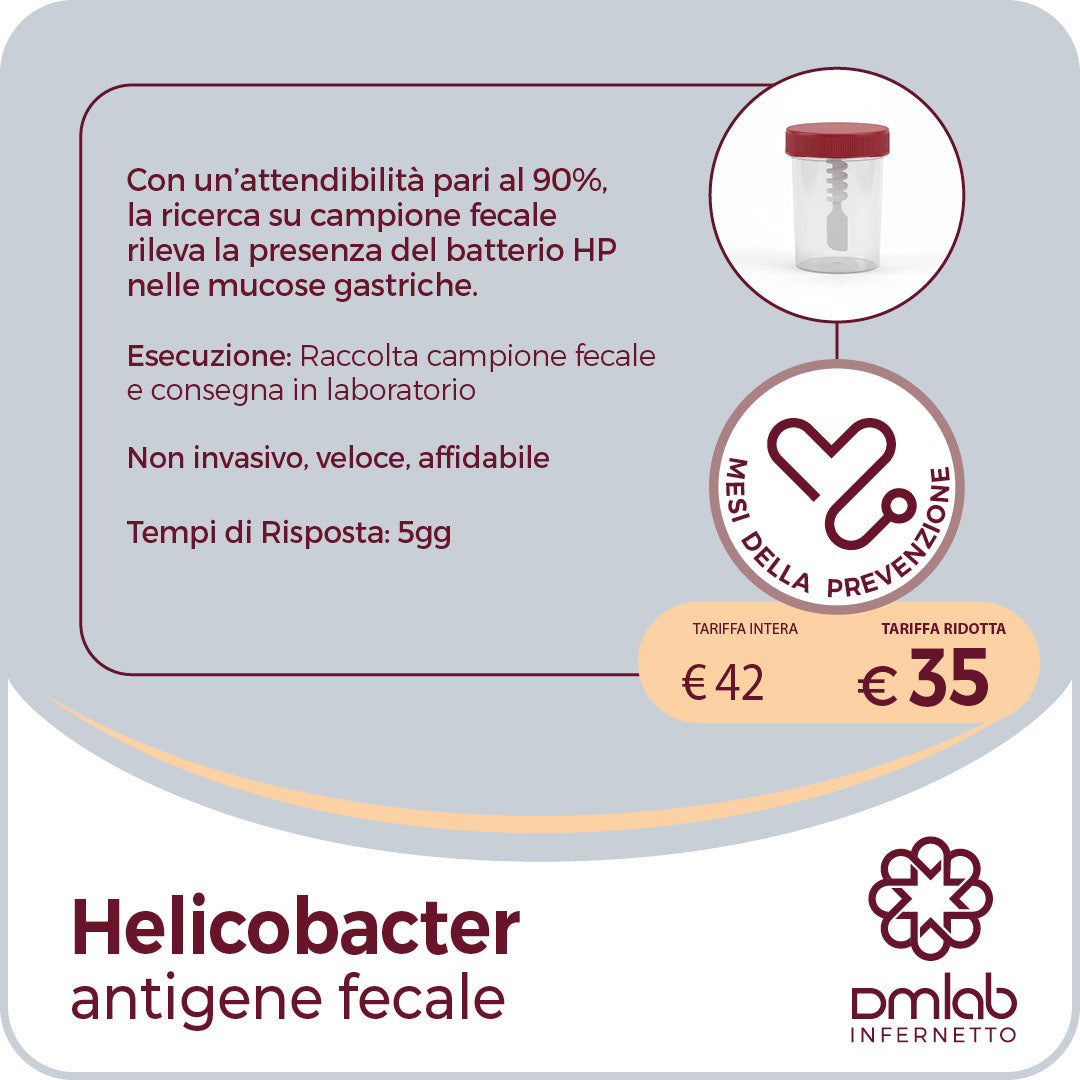 HELICOBACTER (antigene fecale)