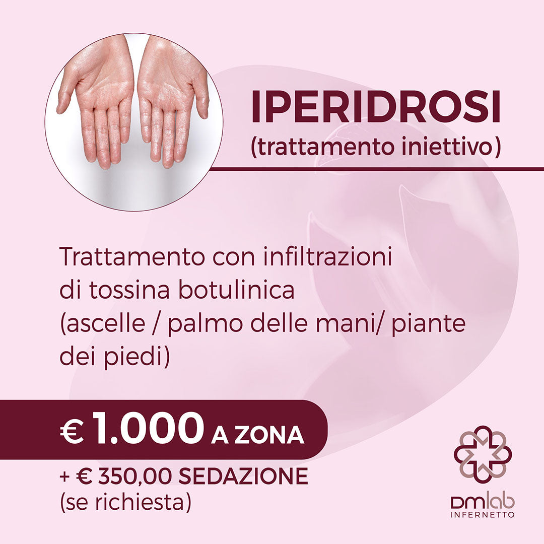 IPERIDROSI (Trattamento delle Zone Interessate con Infiltrazioni di Tossina Botulinica)