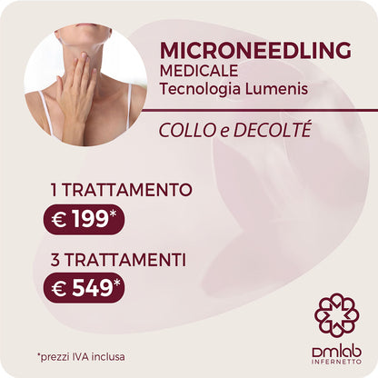 MICRONEEDLING MEDICALE – TECNOLOGIA LUMENIS – COLLO E DECOLTÈ