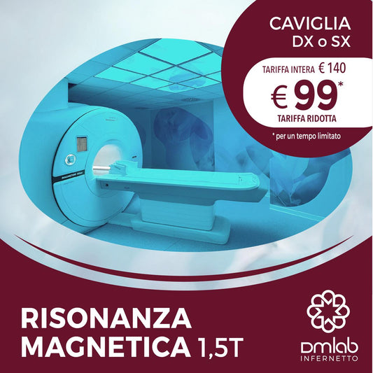 Risonanza Magnetica 1,5T – Caviglia DX o SX