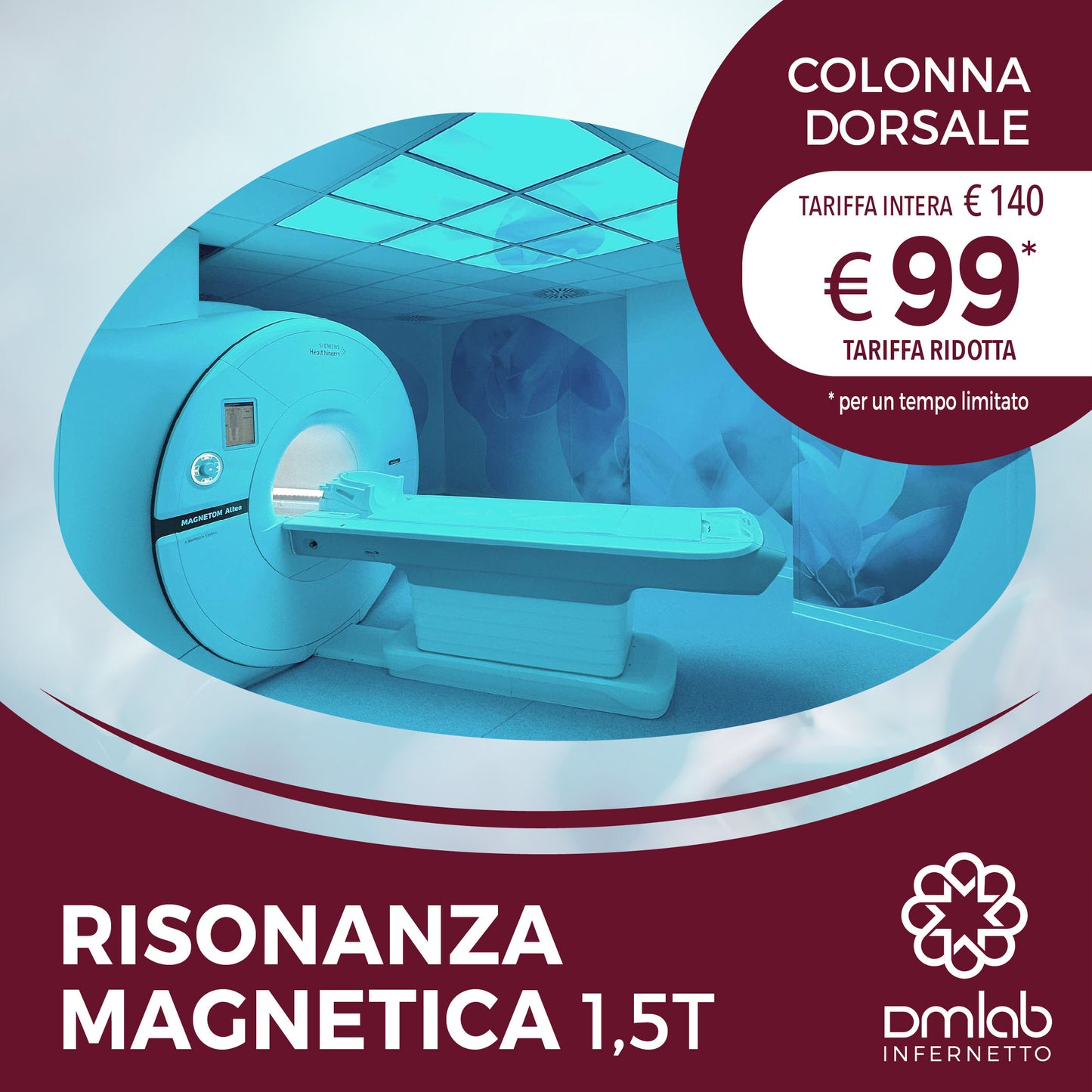 Risonanza Magnetica 1,5T – Colonna Dorsale