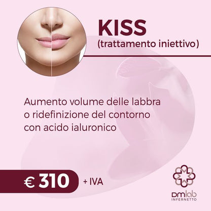 KISS (Aumento Volume delle Labbra o Ridefinizione del Contorno con Acido Ialuronico)