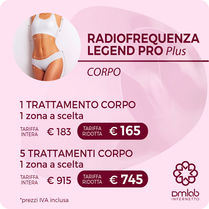 Radiofrequenza Legend Pro Plus – Corpo