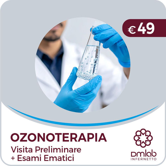 Ozonoterapia - Visita Preliminare + Esami Ematici